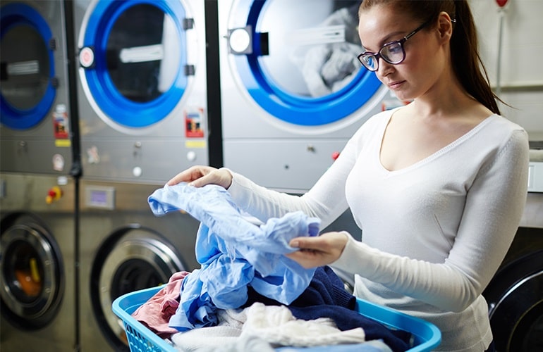 Background image for laundry service